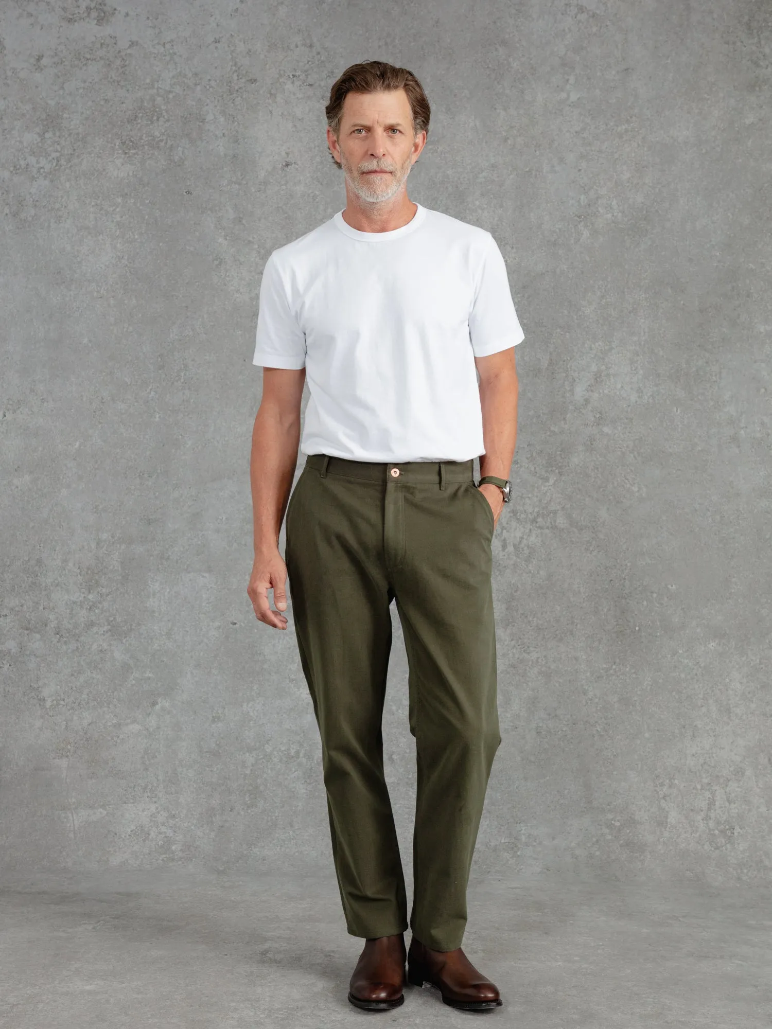 The Brushed Twill Chino